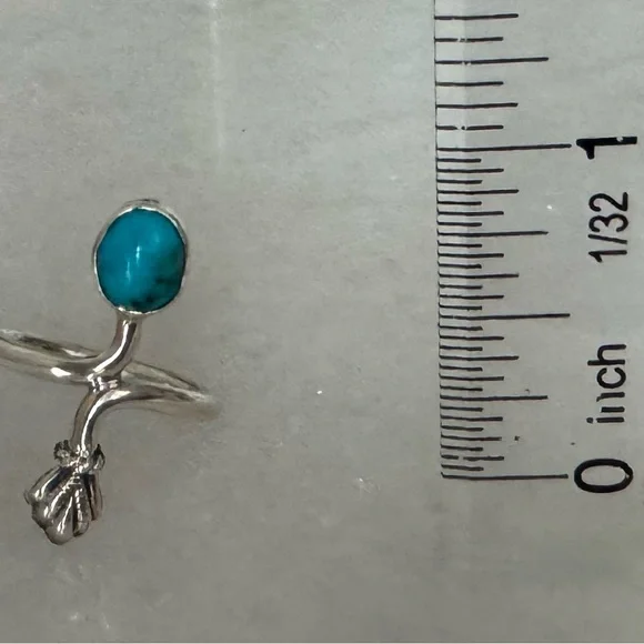 NWOT Sundance Desert Lion Ring, Turquoise, Sterling Silver - Picture 4 of 5